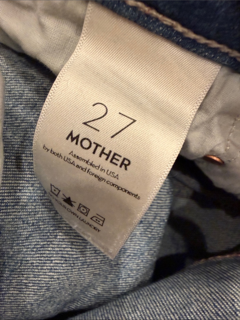 MOTHER the weekender fray jeans size 27 - Picture 9 of 13